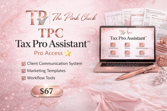 ⭐️TPC Tax Pro Assistant – Pro